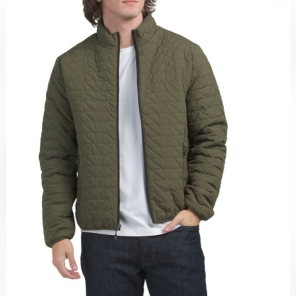RAINFOREST Olive Night Quilted Jacket